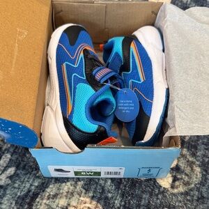 Stride Rite Blue and Black Kids Sneakers
